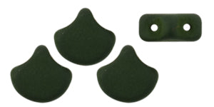 Ginko Beads, Saturated Forest Green, 8 grams