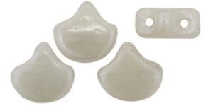 Ginko Beads, Luster Opaque Lt Gray, 8 grams