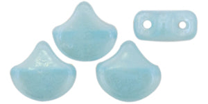 Ginko Beads, Luster - Milky Aquamarine, 8 grams