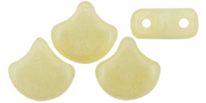 Ginko Beads, Luster Milky White, 8 grams
