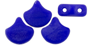 Ginko Beads, Matte Opaque Blue, 8 grams