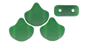 Ginko Beads, Matte Chrysolite, 8 grams