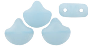 Ginko Beads, Matte Milky Aquamarine, 8 grams