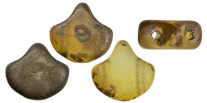 Ginko Beads, Matte Transparent Rembrandt, 8 grams