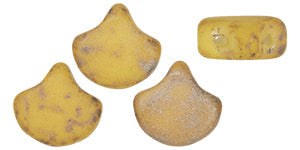 Ginko Beads, Matte White Rembrandt, 8 grams