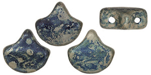 Ginko Beads, Matte Navy Blue Rembrandt, 8 grams