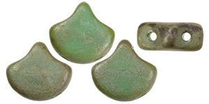 Ginko Beads, Matte Blue Turquoise Rembrandt, 8 grams
