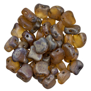 Ginko Beads, Matte Rosaline Rembrandt, 8 grams
