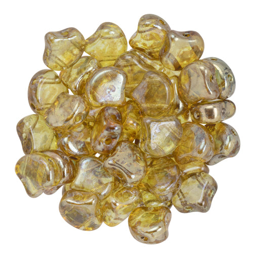 Ginko Beads, Transparent Rembrandt, 8 grams