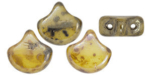 Ginko Beads, White Rembrandt, 8 grams