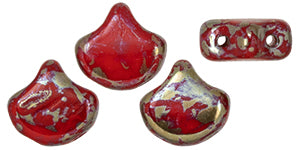 Ginko Beads, Opaque Red Rembrandt, 8 grams