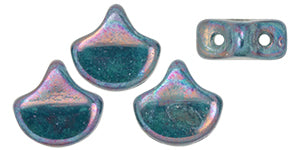 Ginko Beads, Nebula Opaque Turquoise, 8 grams