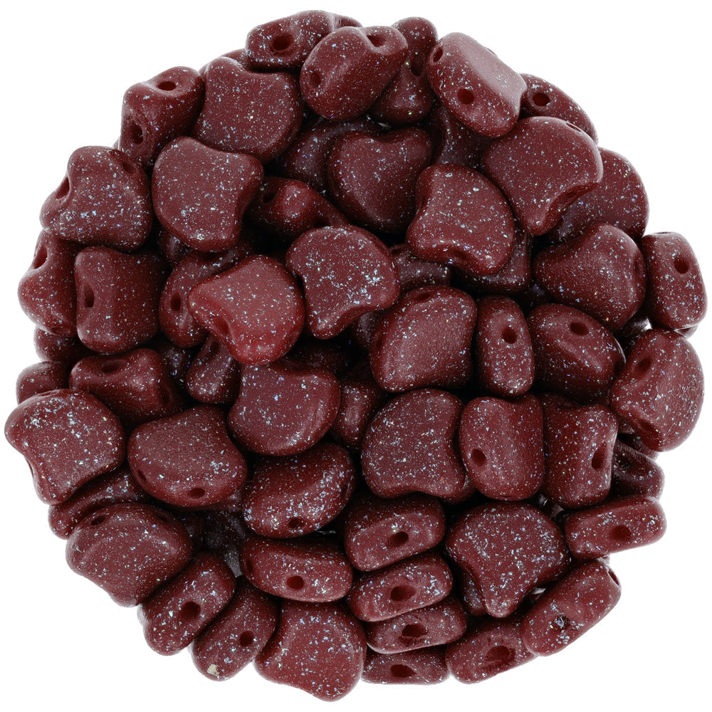 Ginko Beads, Stardance Maroon, 8 grams
