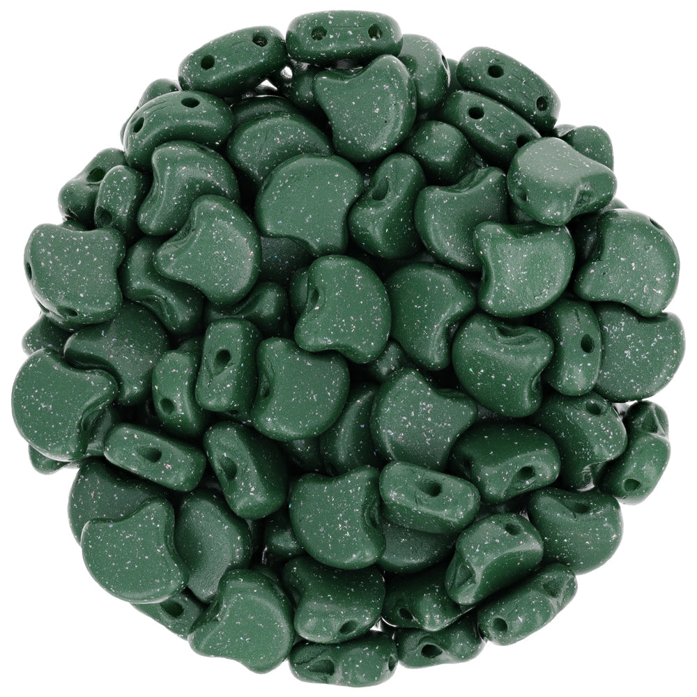 Ginko Beads, Stardance Hunter Green, 8 grams