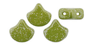 Ginko Beads, Stardance Green Olive, 8 grams