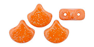 Ginko Beads, Stardance Orange Tiger, 8 grams