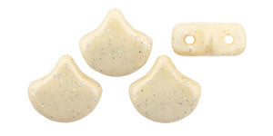 Ginko Beads, Stardance Beige Travertine, 8 grams