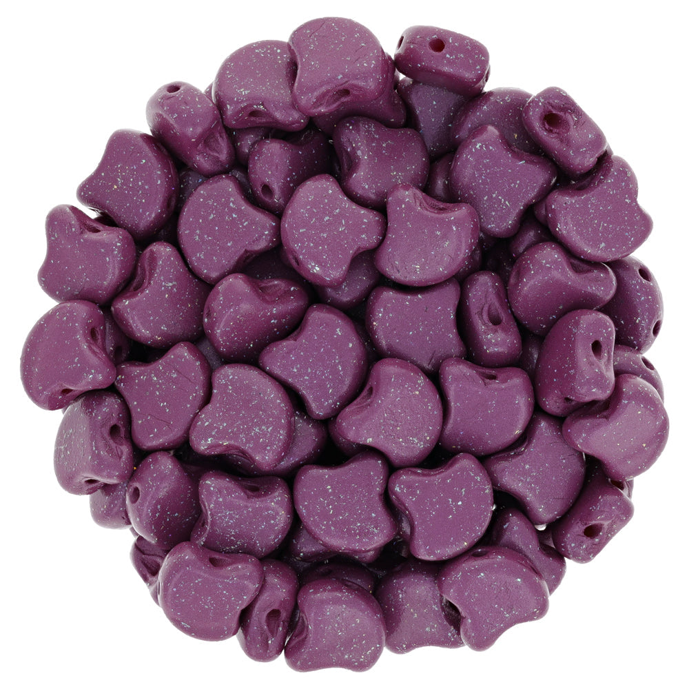 Ginko Beads, Stardance Magenta Purple, 8 grams