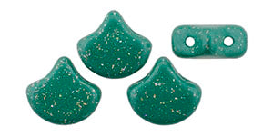 Ginko Beads, Stardance Emerald, 8 grams