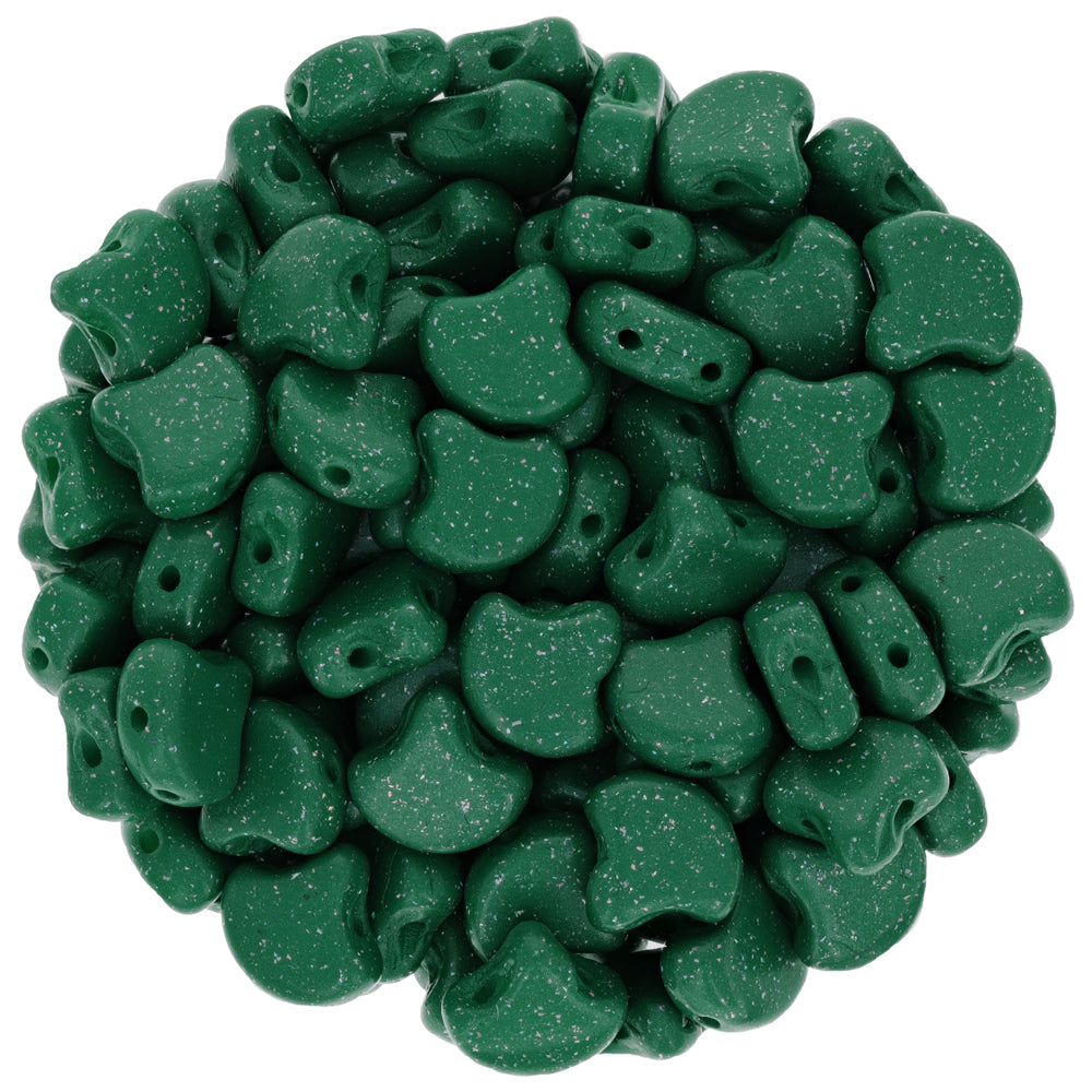 Ginko Beads, Stardance Emerald, 8 grams