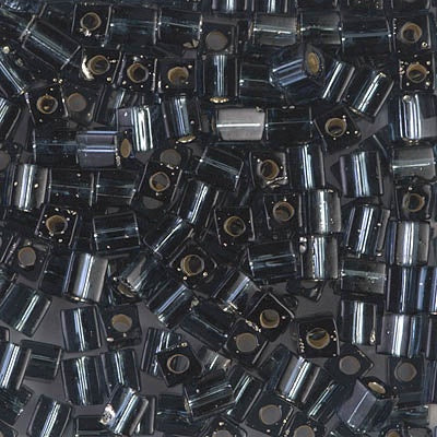 Miyuki 4mm Cube, #2426, Silver Lined Montana, 5 grams