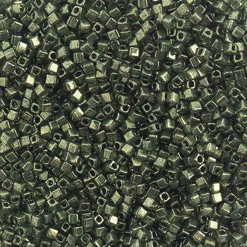 Miyuki 1.8mm Cube, Olive Gold Luster, #306, 10 grams