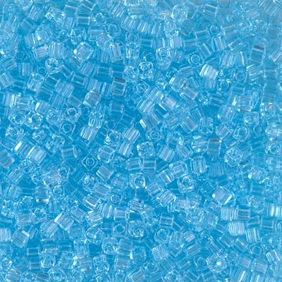 Miyuki 1.8mm Cube, Transparent Aqua, #148, 10 grams