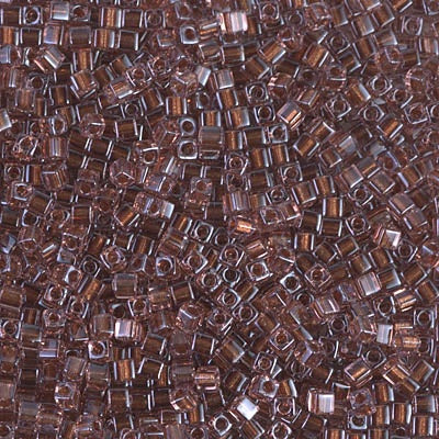 Miyuki 1.8mm Cube, Sparkling Copper Lined Amethyst, #2646, 10 grams