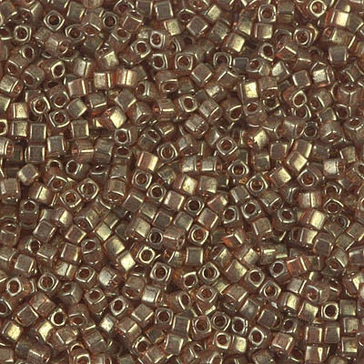Miyuki 1.8mm Cube, Topaz Gold Luster, #311, 10 grams