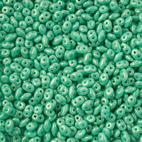 Superduo, Turquoise Green Stardust, SD6313-56952, 8 grams