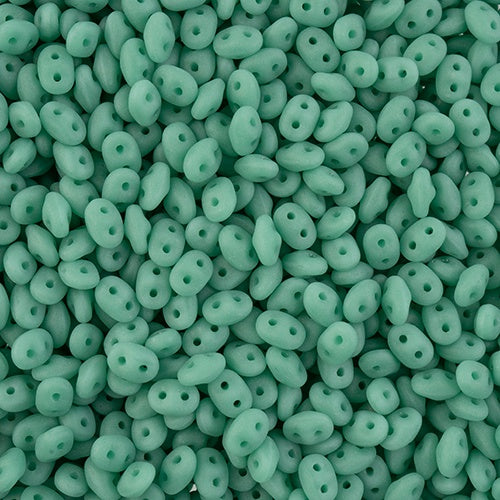 Superduo, Turquoise Green Matte, SD6313-84110, 8 grams