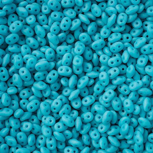 Superduo, Sleeping Beauty Turquoise Matte, SD6390-84110, 8 grams