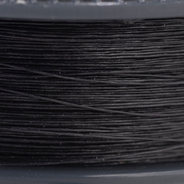 Light Fire Engine Thread S-Lon Fire Beading Thread 8lb Black 50 Yards