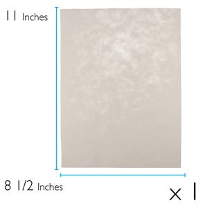 Lacy's Stiff Stuff 8.5 x 11 inches Beading Foundation, White (1 sheet)