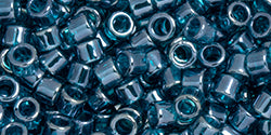 Toho Aiko Cylinder Bead, Trans Lust. Teal, 5 grams