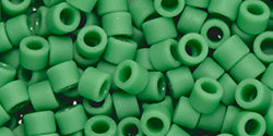 Toho Aiko Cylinder Bead, Op Frost Shamrock, 5 grams