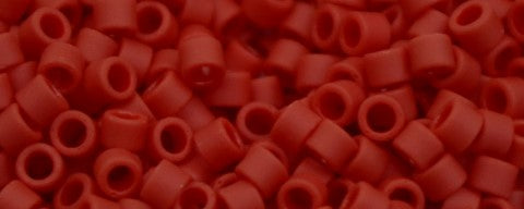 Toho Aiko Bead Opaque Frost Cherry