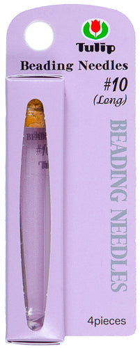 Tulip Beading Needles Size 10 Long (4 needles)