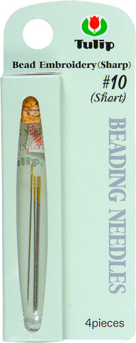 Tulip Beading Needles Size 10 Short (4 needles)