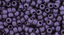 Toho Size 8 Round, Metallic Suede Purple, #Y612, 17 grams