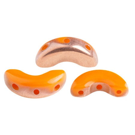 Arcos Par Puca, Orange Opal Capri Gold, 10 grams