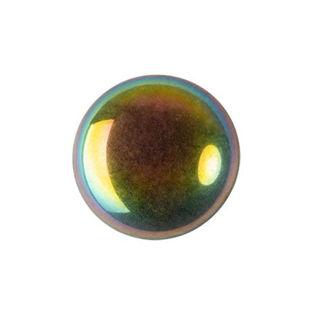 Cabochon Par Puca 14mm, Full Vitrail, 2 pieces, Czech Glass