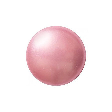 Cabochon Par Puca 14mm, Rose Pearl, 2 pieces, Czech Glass