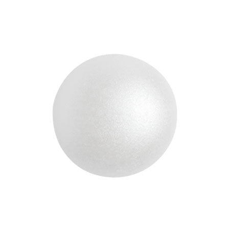 Cabochon Par Puca 14mm, Pastel White, 2 pieces, Czech Glass
