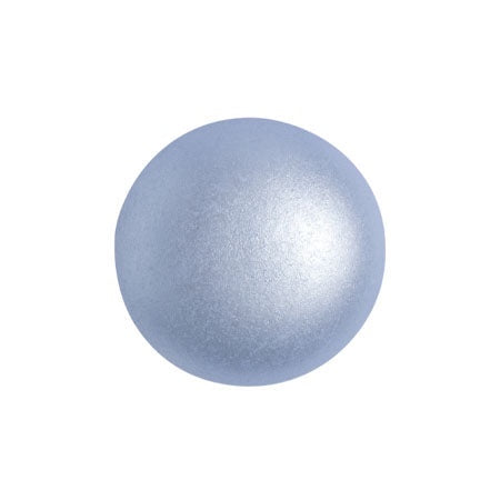 Cabochon Par Puca 14mm, Pastel Light Sapphire, 2 pieces, Czech Glass