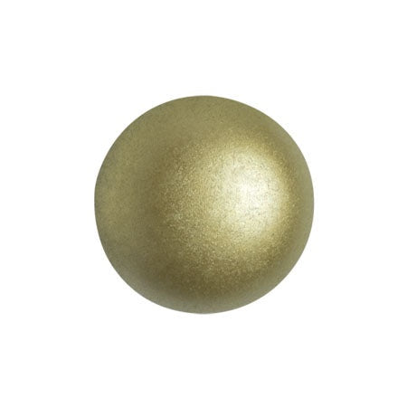 Cabochon Par Puca 14mm, Pastel Lime, 2 pieces, Czech Glass