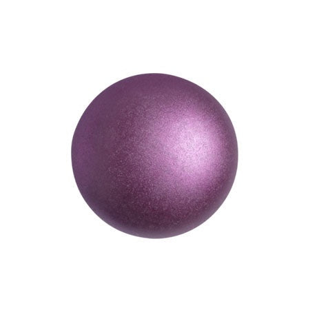 Cabochon Par Puca 14mm, Pastel Bordeaux, 2 pieces, Czech Glass