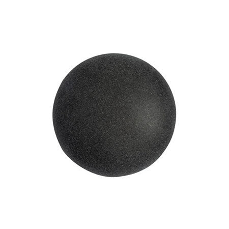 Cabochon Par Puca 14mm, Jet Matte, 2 pieces, Czech Glass