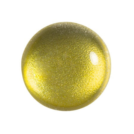 Cabochon Par Puca 18mm, Ice Slushy Pineapple, 1 piece, Czech Glass