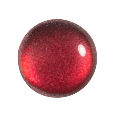 Cabochon Par Puca 18mm, Ice Slushy Cherry, 1 piece, Czech Glass